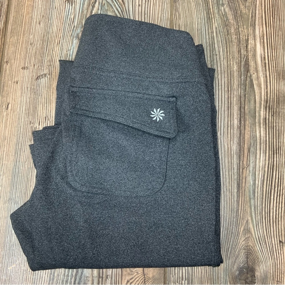 ATHLETA | Fusion Flare Yoga Pant | Heather Gray | Size Small